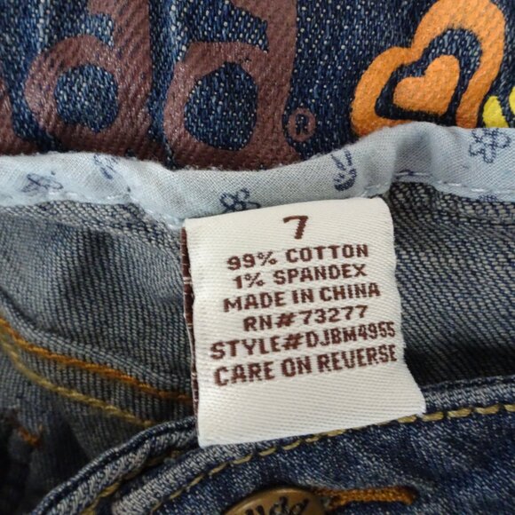 Mudd Juniors Flare Jeans with Belt Size 7 - Picture 6 of 9